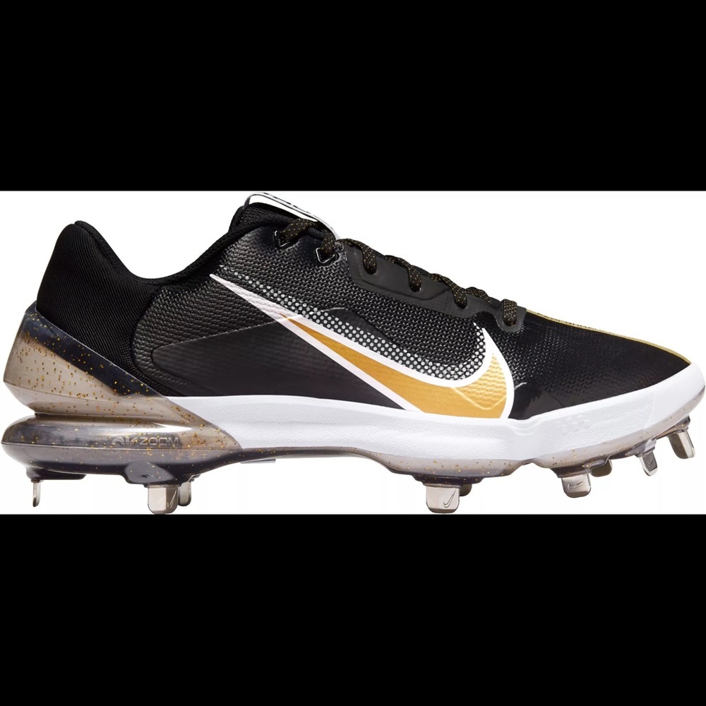 Nike Men's Black and Gold Athletic Shoes